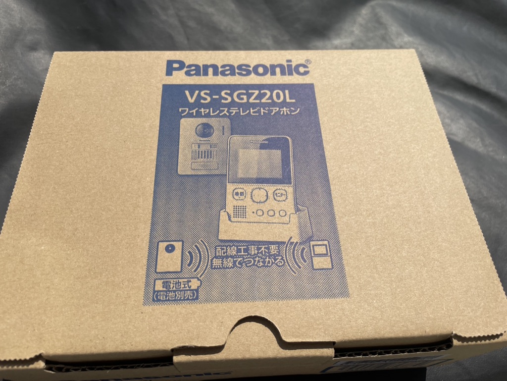 Panasonic ワイヤレステレビドアホン VS-SGZ20L カメラ取付 | 月と雨建築舎