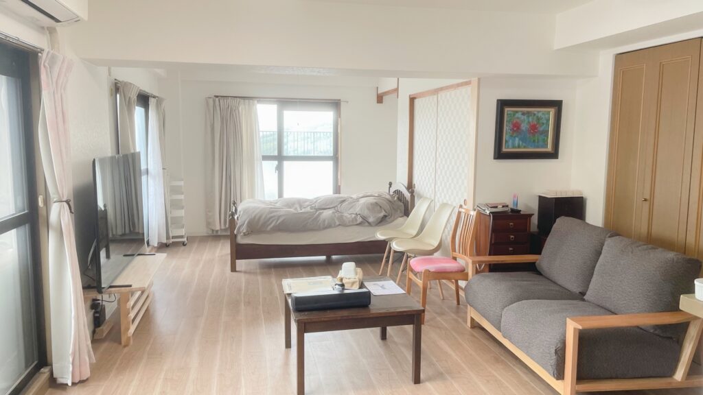 住みながらマンションリノベ　リビング