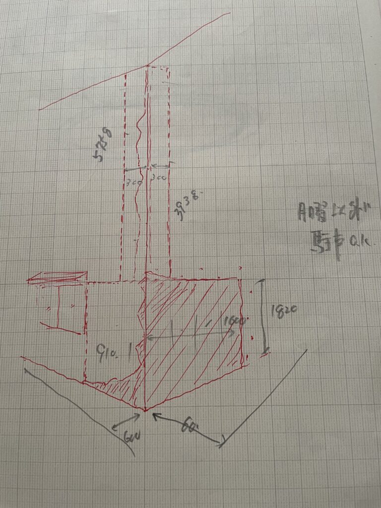 外壁部分補修ラフ計画