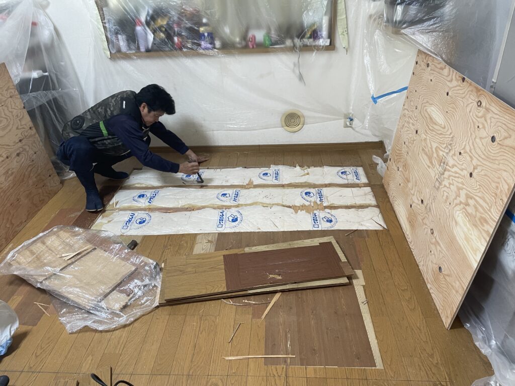 患部解体確認して、事前調査検証が正しいか詳細チェック。