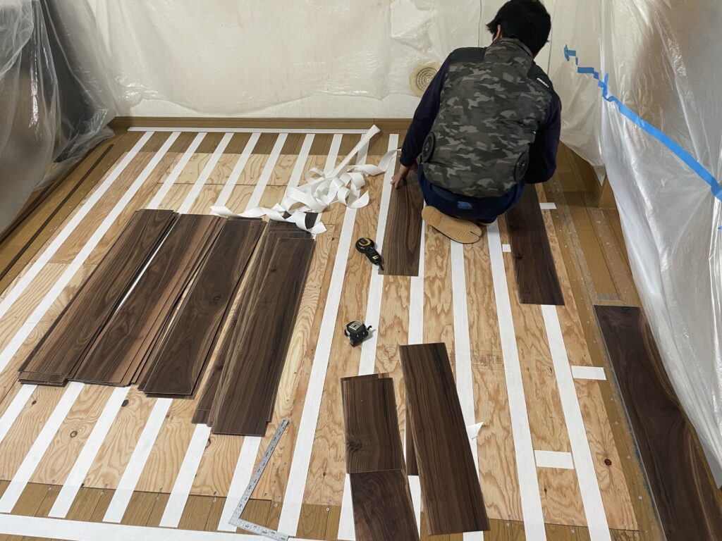 割り付け確認