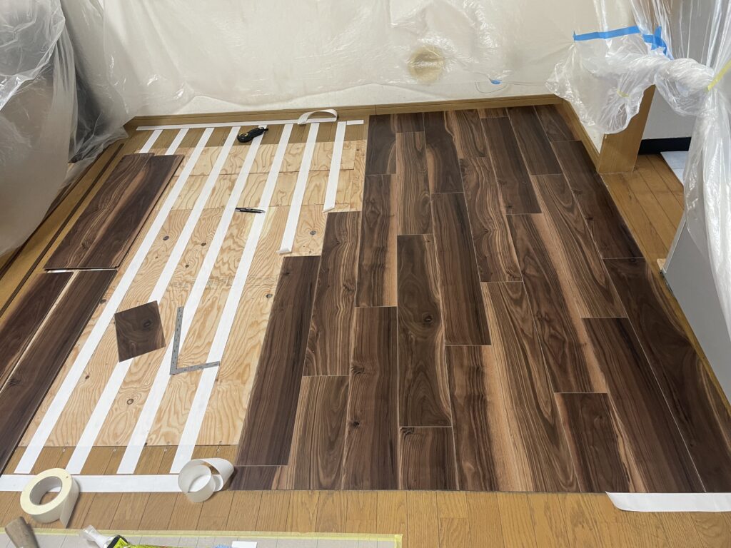 貼り込み途中